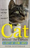 Cat Behind Curtain A Peter Scottsdale